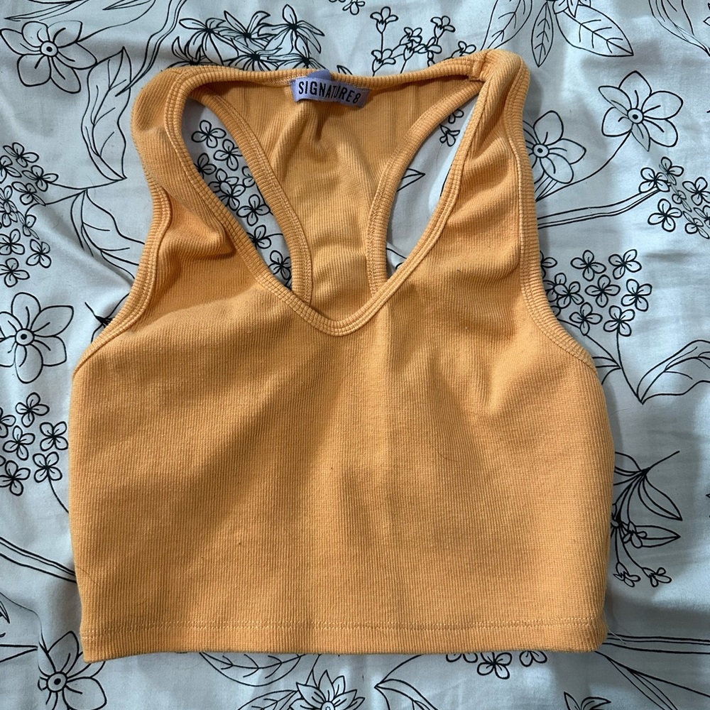 Orange tank top